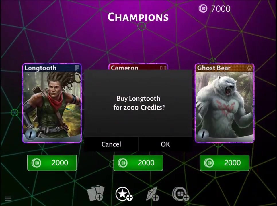 Days of Discord champion store with three champions for sale
